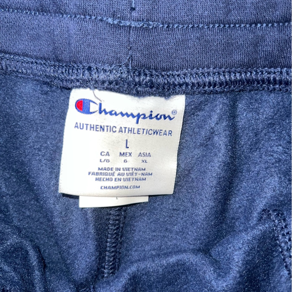 Champion Men’s Size Large Joggers. Blue w Camo Pockets NWT - Picture 5 of 9